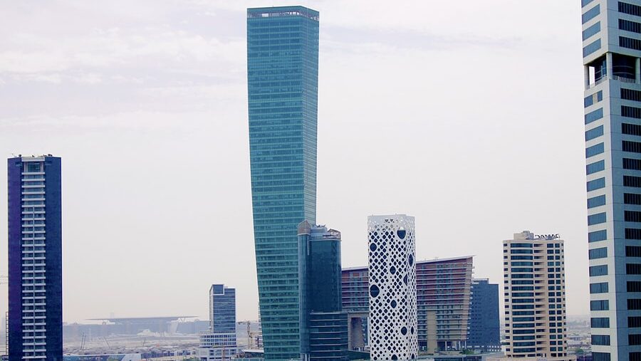 U-Bora Tower skyline in Dubai